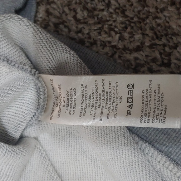 Anthropologie Maeve V-Striped Floral Sweatshirt Size Small - Picture 4 of 8